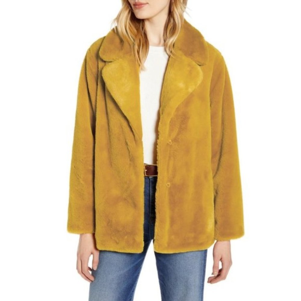 Halogen Faux Fur Coat
